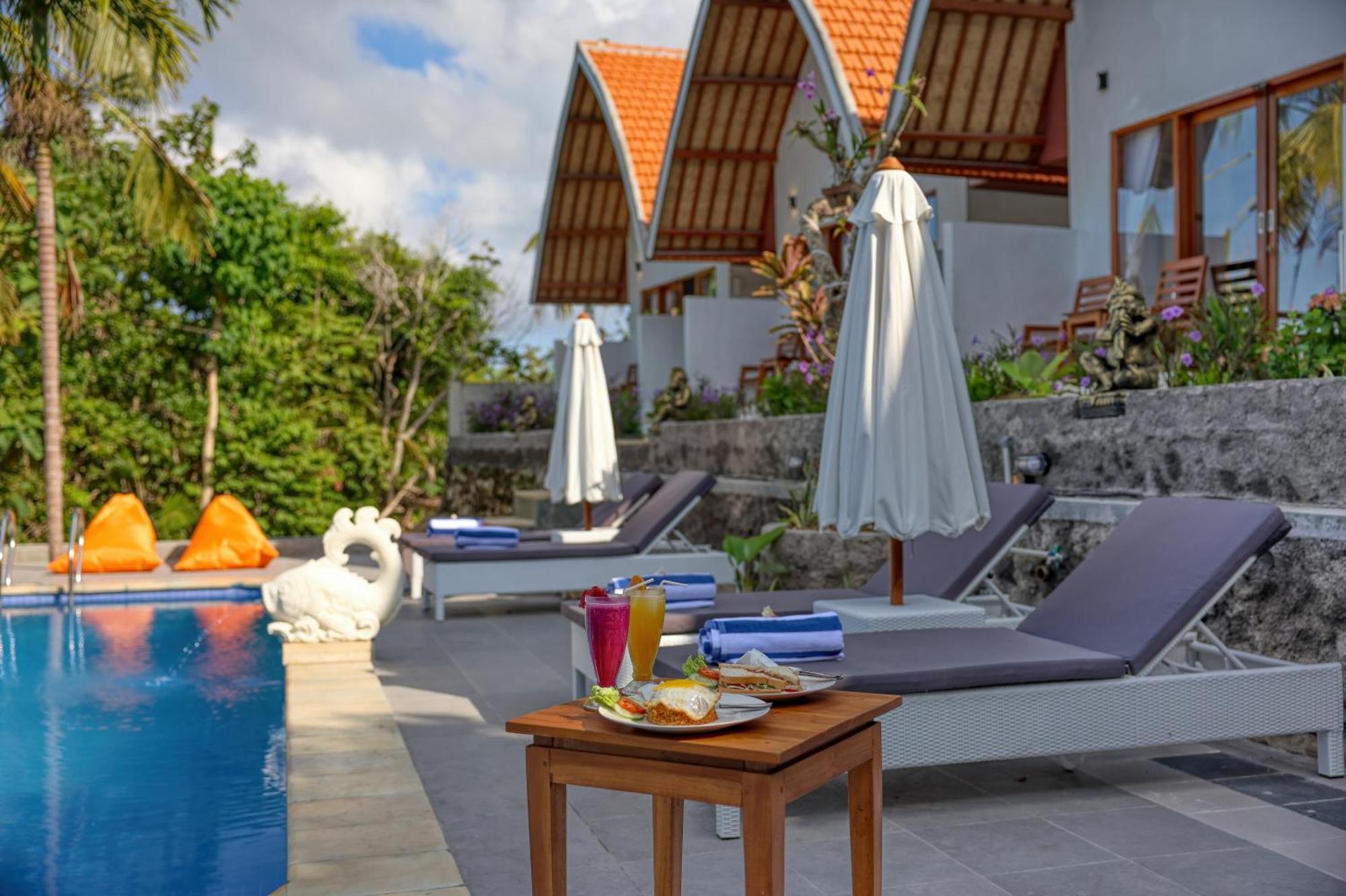Kelingking Beach Villas Sompang Экстерьер фото