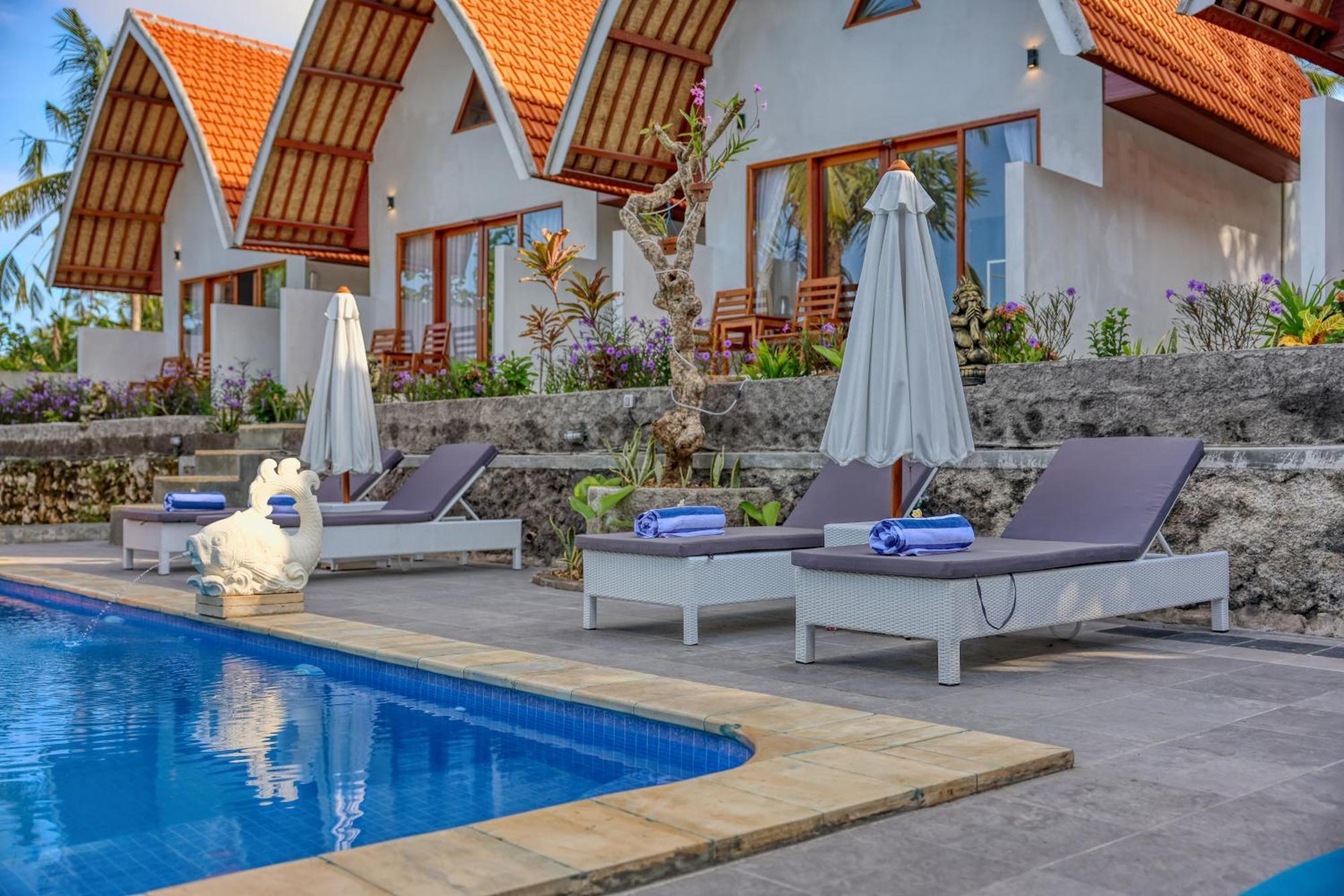 Kelingking Beach Villas Sompang Экстерьер фото